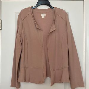 Caslon Drape Collar Knit Blazer